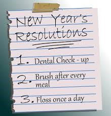 New years resolutions: floss daily